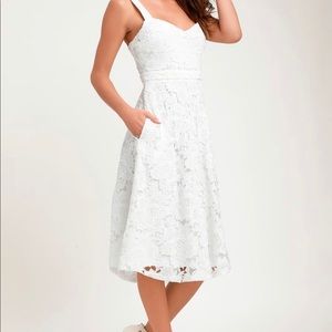 White dress!